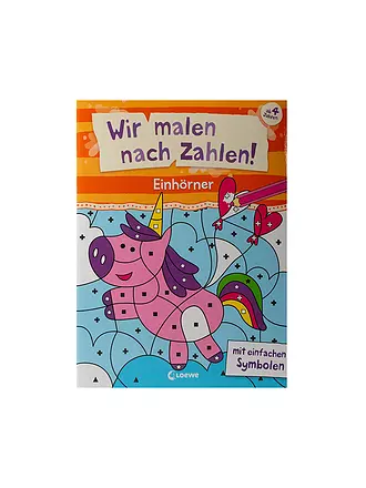 LOEWE VERLAG | Libro para colorear - Pintamos por números - Unicornios | 